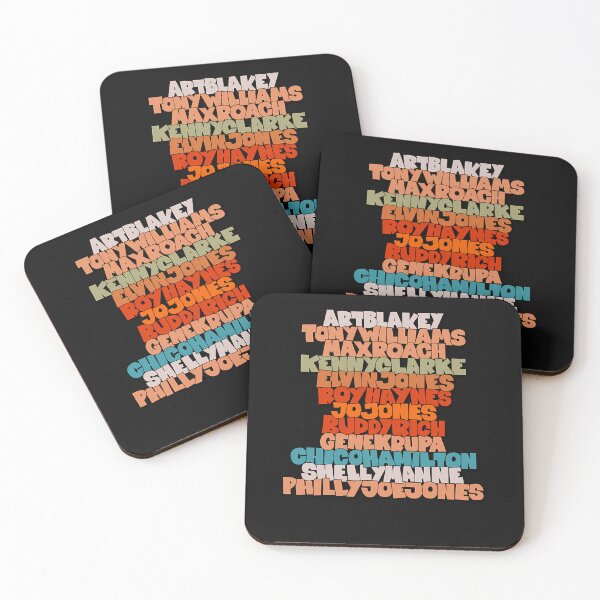 Item preview, Jazz Legends In Type The Drummers designed and sold by chonsies.
