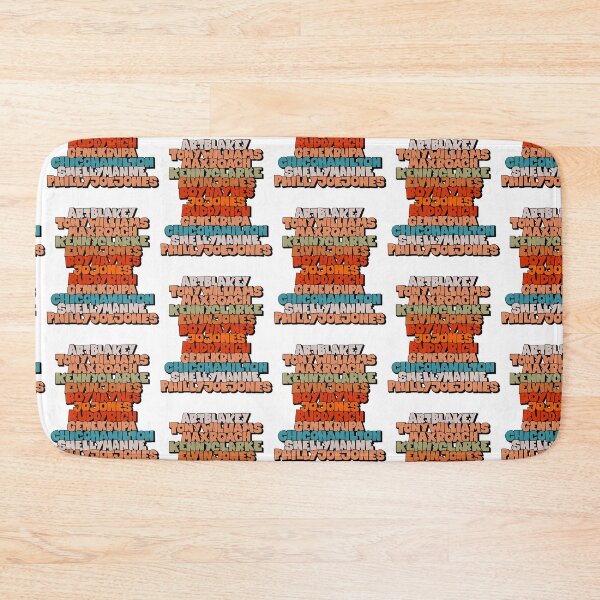 Item preview, Jazz Legends In Type The Drummers designed and sold by chonsies.