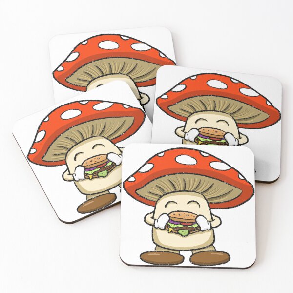 Item preview, Mushroom Enjoying A Burger designed and sold by Sydtropolis.