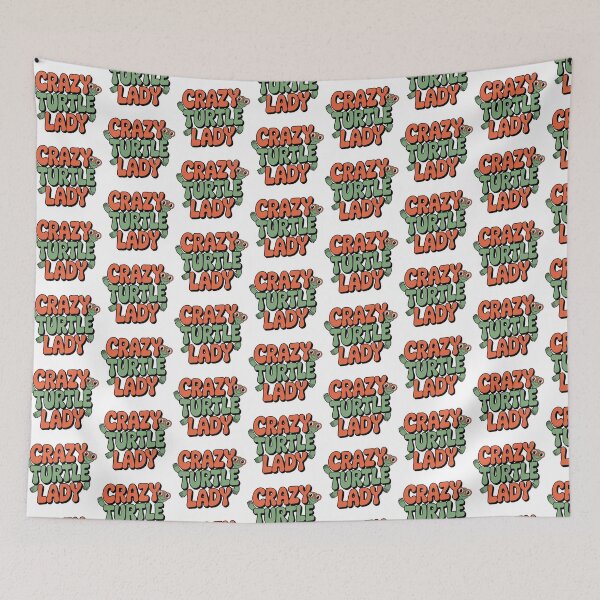 Item preview, Crazy Turtle Lady designed and sold by graphic-genie.