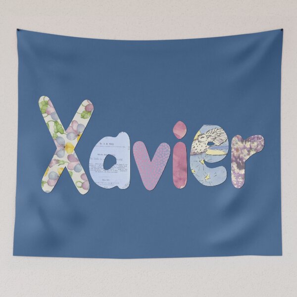 Item preview, Xavier Name Scrapbook Paper Style Bold designed and sold by toowoosh.