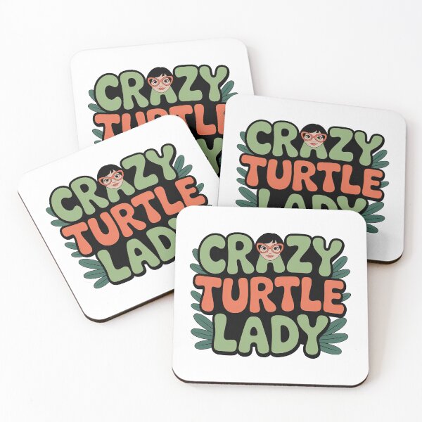Item preview, Crazy Turtle Lady designed and sold by graphic-genie.
