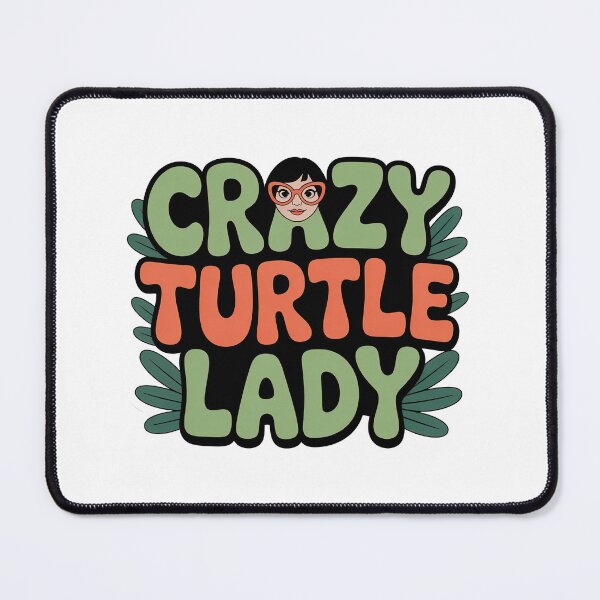 Item preview, Crazy Turtle Lady designed and sold by graphic-genie.
