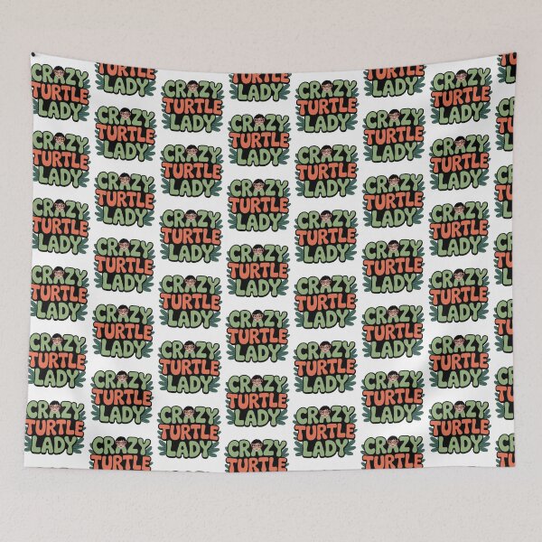 Item preview, Crazy Turtle Lady designed and sold by graphic-genie.