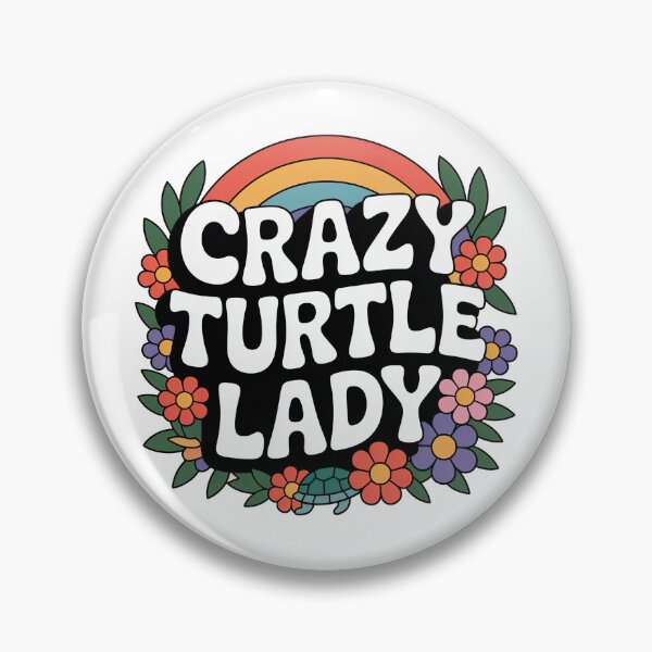 Item preview, Crazy Turtle Lady designed and sold by graphic-genie.