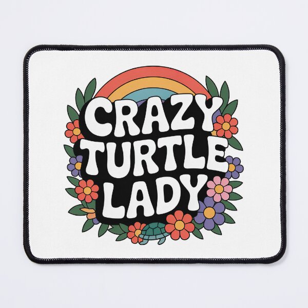 Item preview, Crazy Turtle Lady designed and sold by graphic-genie.