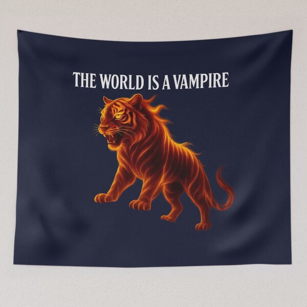 Item preview, The World is a Vampire - Fiery Tiger Design designed and sold by Dakson Design - Fantasy Art.