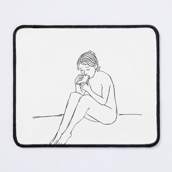 Item preview, Sad Sandwich Meme - Minimalist Line Art designed and sold by Monteal Labs.