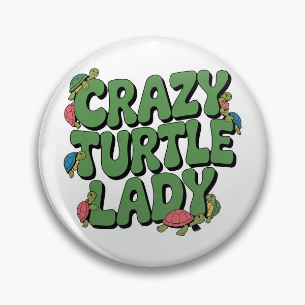 Item preview, Crazy Turtle Lady designed and sold by graphic-genie.