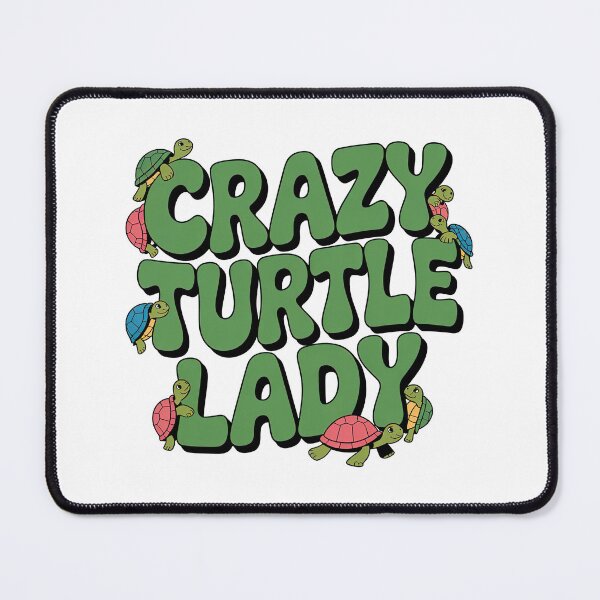Item preview, Crazy Turtle Lady designed and sold by graphic-genie.