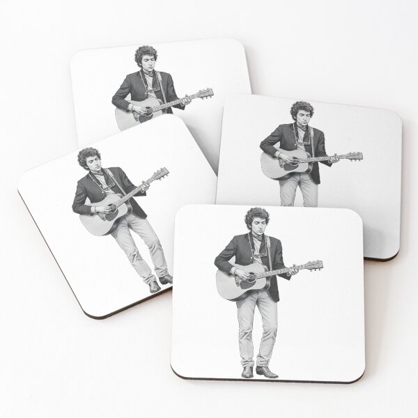 Artikelvorschau, Bob Dylan – Vintage-Skizze mit Gitarrenporträt entworfen und verkauft von DamianRoy88.