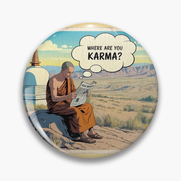 Item preview, Where Are You KARMA? designed and sold by Taos Hum Mercantile .