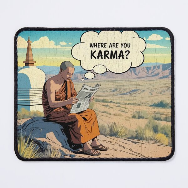 Item preview, Where Are You KARMA? designed and sold by Taos Hum Mercantile .