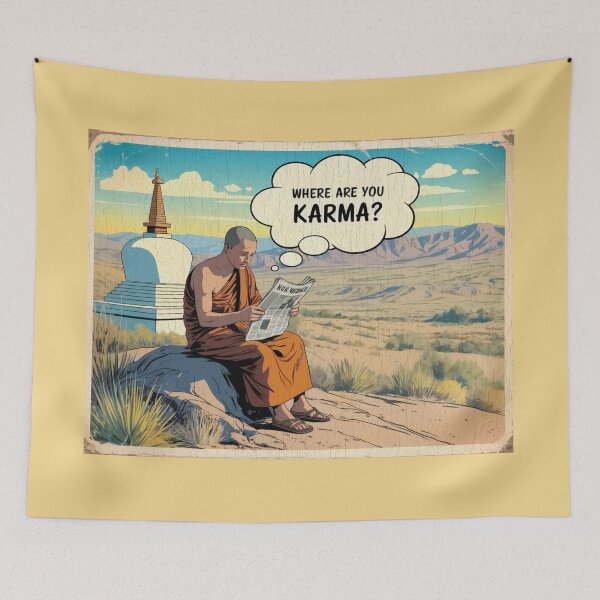 Item preview, Where Are You KARMA? designed and sold by Taos Hum Mercantile .