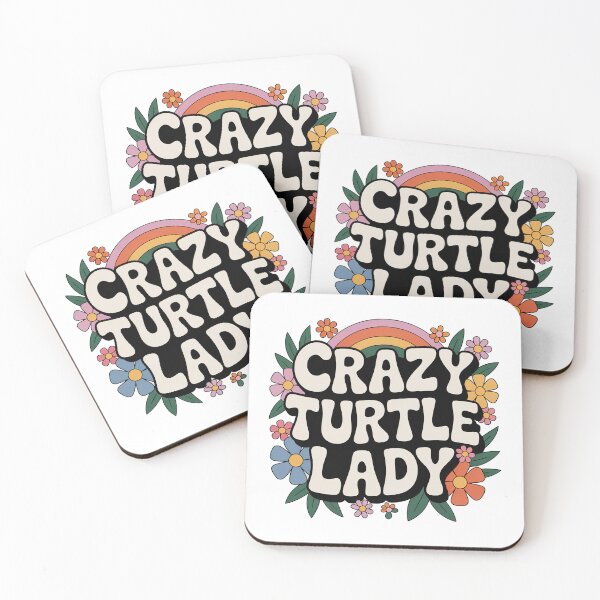 Item preview, Crazy Turtle Lady designed and sold by graphic-genie.