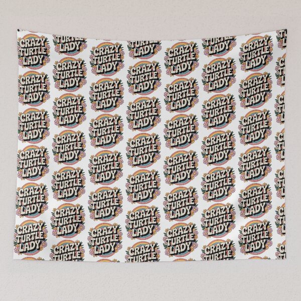 Item preview, Crazy Turtle Lady designed and sold by graphic-genie.