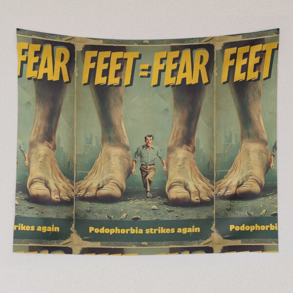Item preview, Feet? Nope. – Podophobia humor designed and sold by Antik by Schulz.