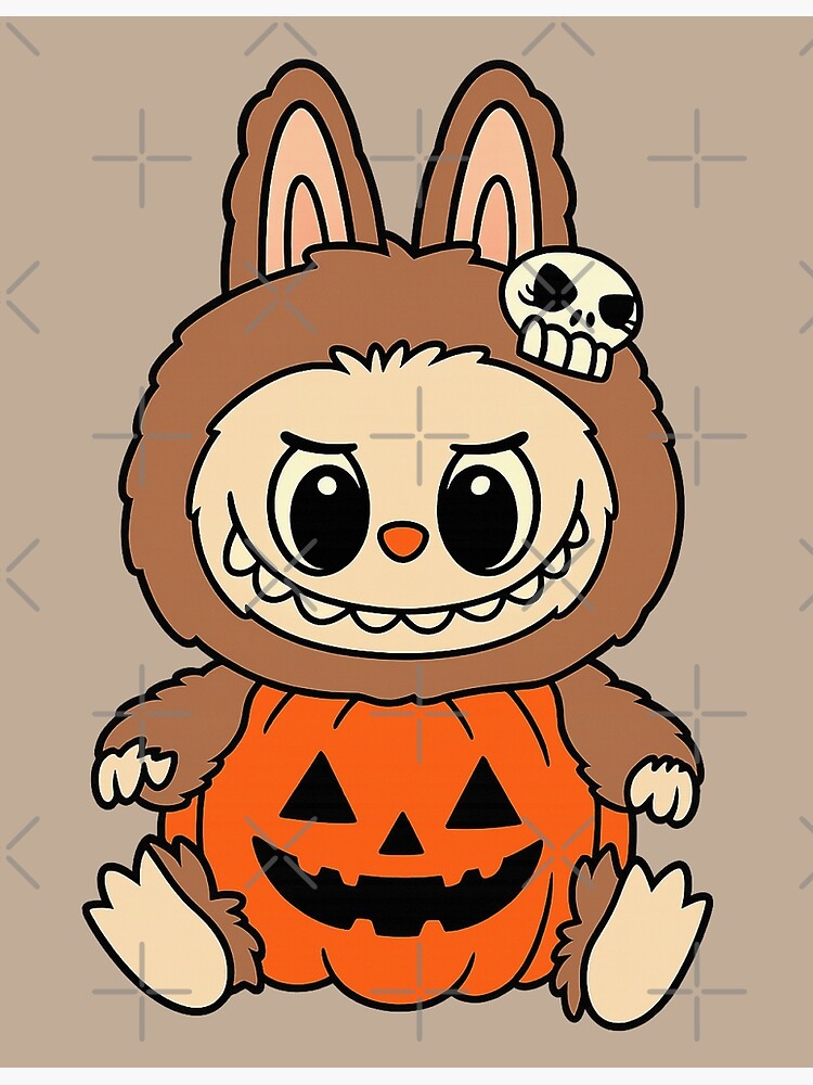 Pumpkin Labubu Poster