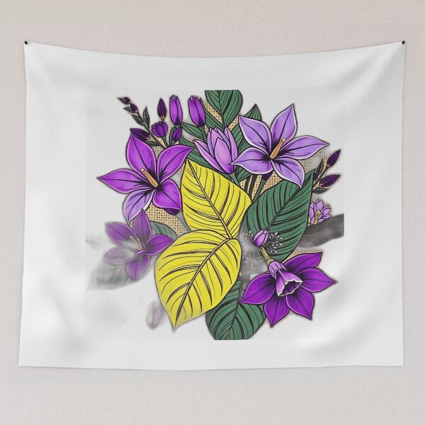 Item preview, Tropical Flora with African and Asian Motifs designed and sold by sharon1210.