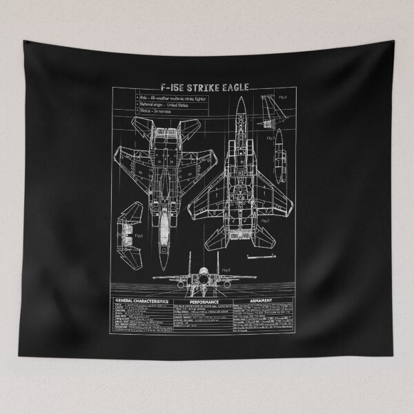 Item preview, F 15 Eagle Blueprint designed and sold by suhrnaqvio.