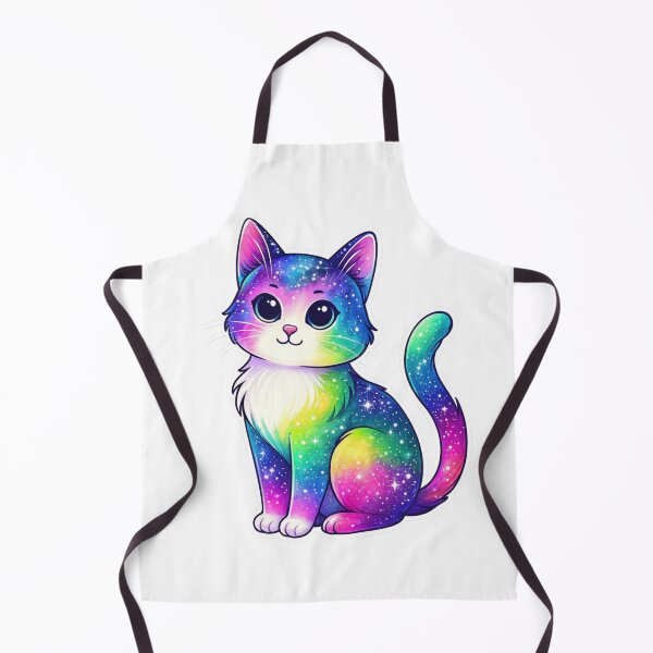 Artikelvorschau, Süße Galaxie-Katze mit Regenbogen-Funkeln-Fell | Cosmic Pet Design entworfen und verkauft von Gallery-yuuna .
