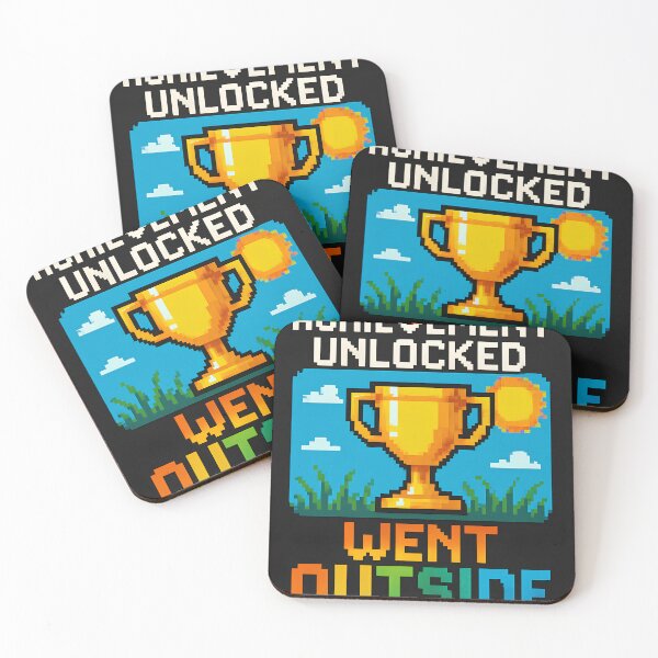 Item preview, Achievement unlocked: went outside designed and sold by Fullclip Gaming.