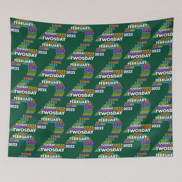 Item preview, february 2nd 2022 - 2-22-22 happy twosday 2022 22222  designed and sold by DCRCarCulture.