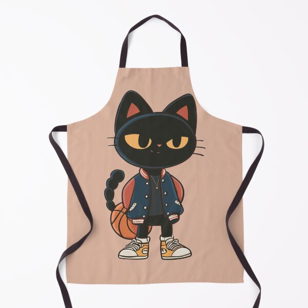 Item preview, Confident Black Cat with Scorpion Tail Basketball Varsity Jacket designed and sold by Clawffirmations.
