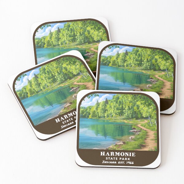 Item preview, Vintage Harmonie State Park (Indiana State Park) designed and sold by RabbitK.