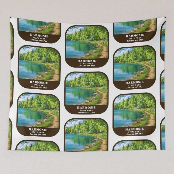 Item preview, Vintage Harmonie State Park (Indiana State Park) designed and sold by RabbitK.