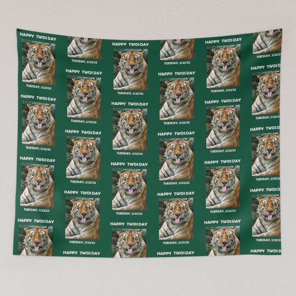Item preview, Copy ofYawning tiger and 2222 designed and sold by DCRCarCulture.