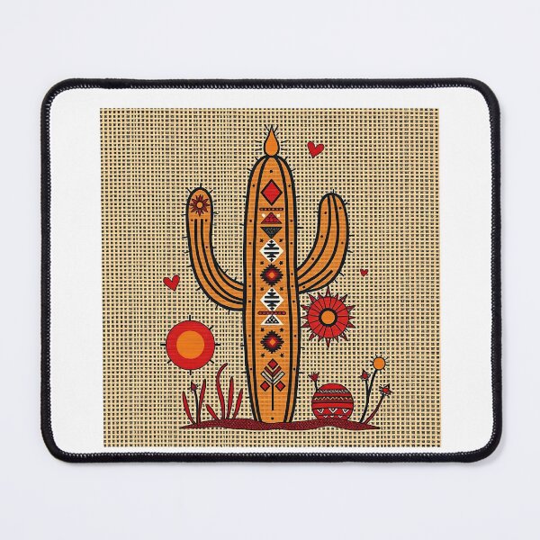 Item preview, Cactus with Native American & Mexican Motifs designed and sold by sharon1210.