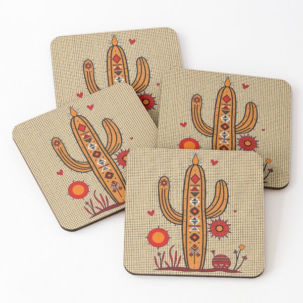 Item preview, Cactus with Native American & Mexican Motifs designed and sold by sharon1210.
