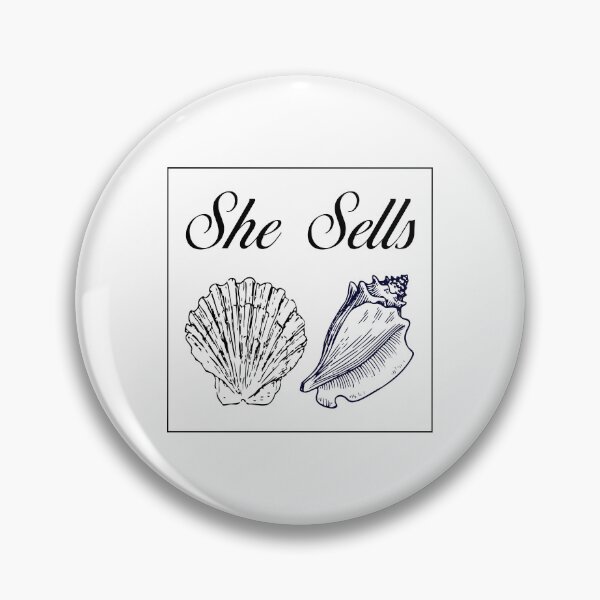 Item preview, She Sells Seashells Sea Shells Cute Beach Gear designed and sold by EthosWear.