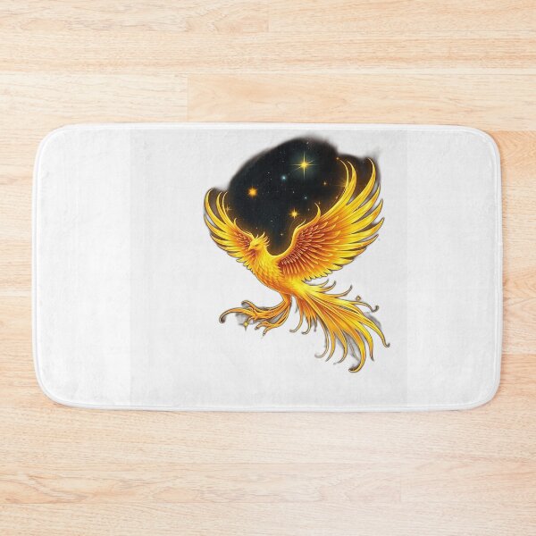 Item preview, Golden Phoenix in Cosmic Space designed and sold by sharon1210.