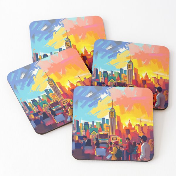 Item preview, Bold Impressionistic Cityscape designed and sold by sharon1210.