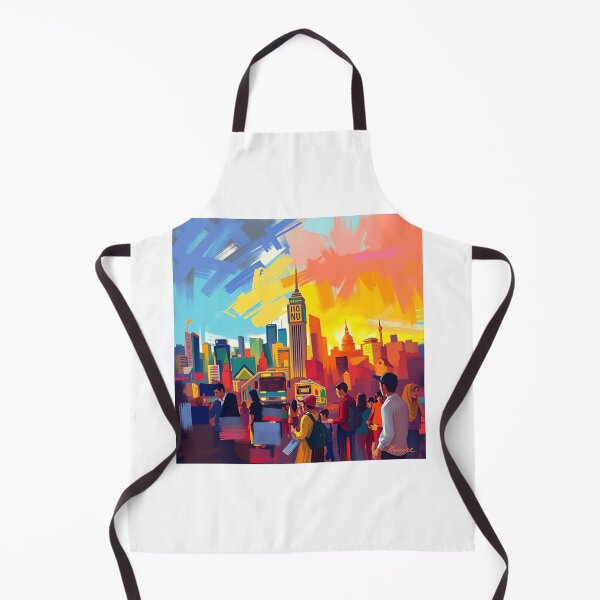 Item preview, Bold Impressionistic Cityscape designed and sold by sharon1210.