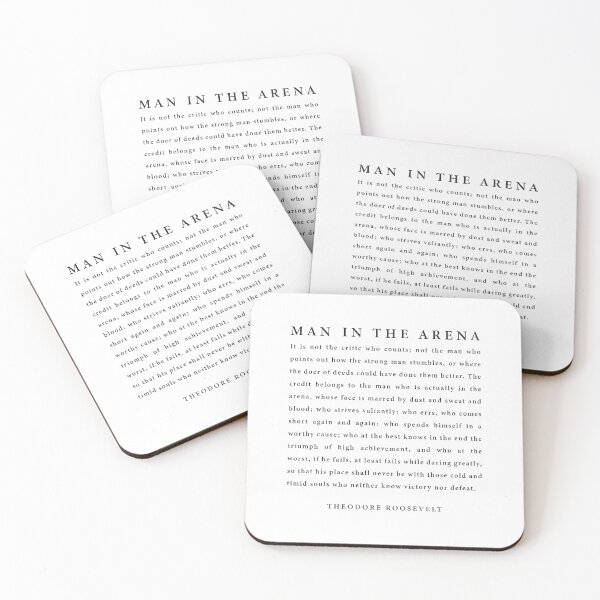 Item preview, The Man In The Arena, Theodore Roosevelt designed and sold by corbrand.