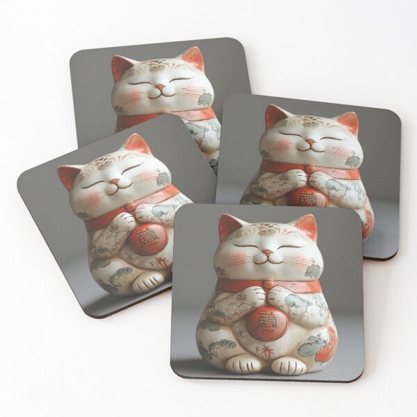 Item preview, Feng Shui Lucky Cat - Prosperity & Good Fortune designed and sold by Myra365Art.