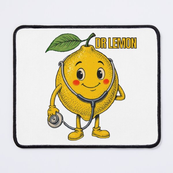 Item preview, Dr Lemon in Watercolor Text designed and sold by DivineHaven.