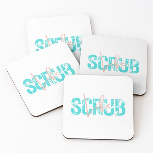 Item preview, Scrub Life – Distressed Aqua Lettering Nurse Student Sticker & Tee designed and sold by Fig Tree Lane - Art &Tees.