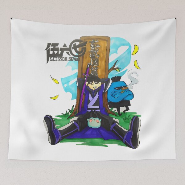 Item preview, Vintage Cartoon Ninja Comedic Scissors Assassin designed and sold by RafflesToddS.