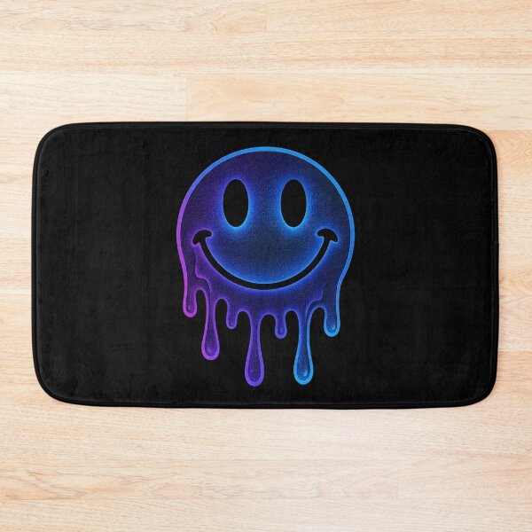 Item preview, “Trippy Smiley – Neon Psychedelic Vibes” designed and sold by DailyVibesCo.