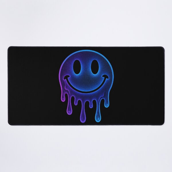 Item preview, “Trippy Smiley – Neon Psychedelic Vibes” designed and sold by DailyVibesCo.