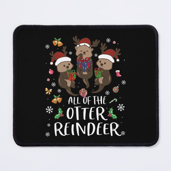 Item preview, Cute Otters Reindeer Kids Funny Merry Christmas Amimal Lover designed and sold by Locklyncham.