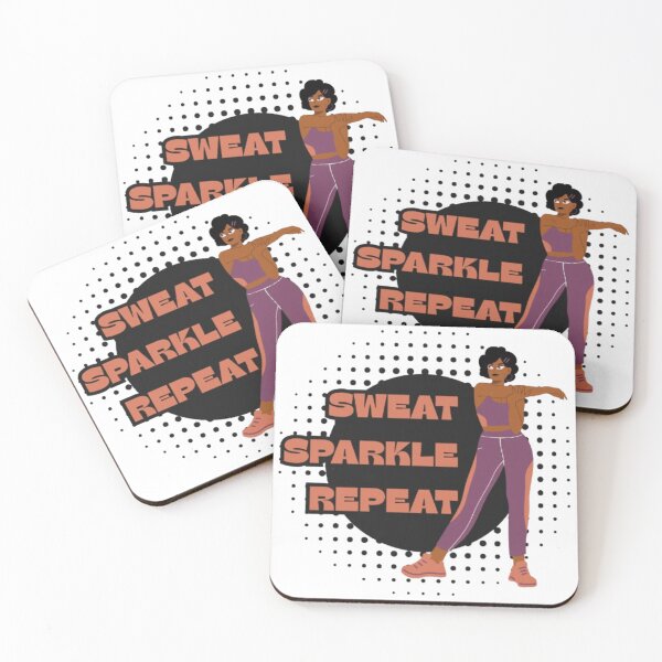Item preview, Sweat Sparkle Repeat – Motivational Fitness Tote Bag designed and sold by pa3print.