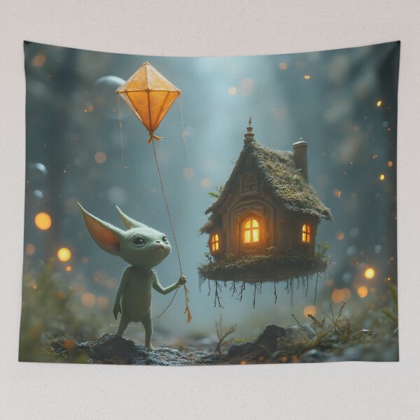 Item preview, Alien Kite Day designed and sold by Babylonia @ CəRyn Lab AI .