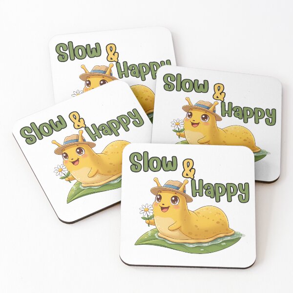 Item preview, Slow & Happy Banana Slug | Cute Nature Lover's Tee designed and sold by Sitred123.
