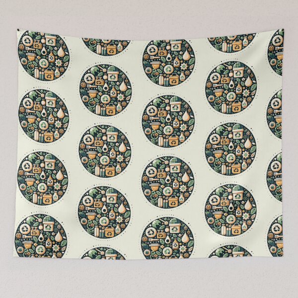 Item preview, Ecology Illustration – Sustainability and Recycling Concept Art designed and sold by SholoStudio.