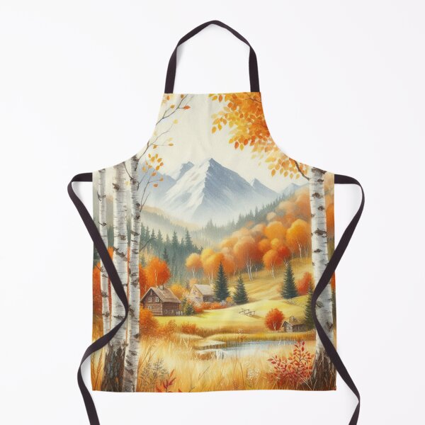 Item preview, Mountain Autumn Scene designed and sold by LyssasMindArt.
